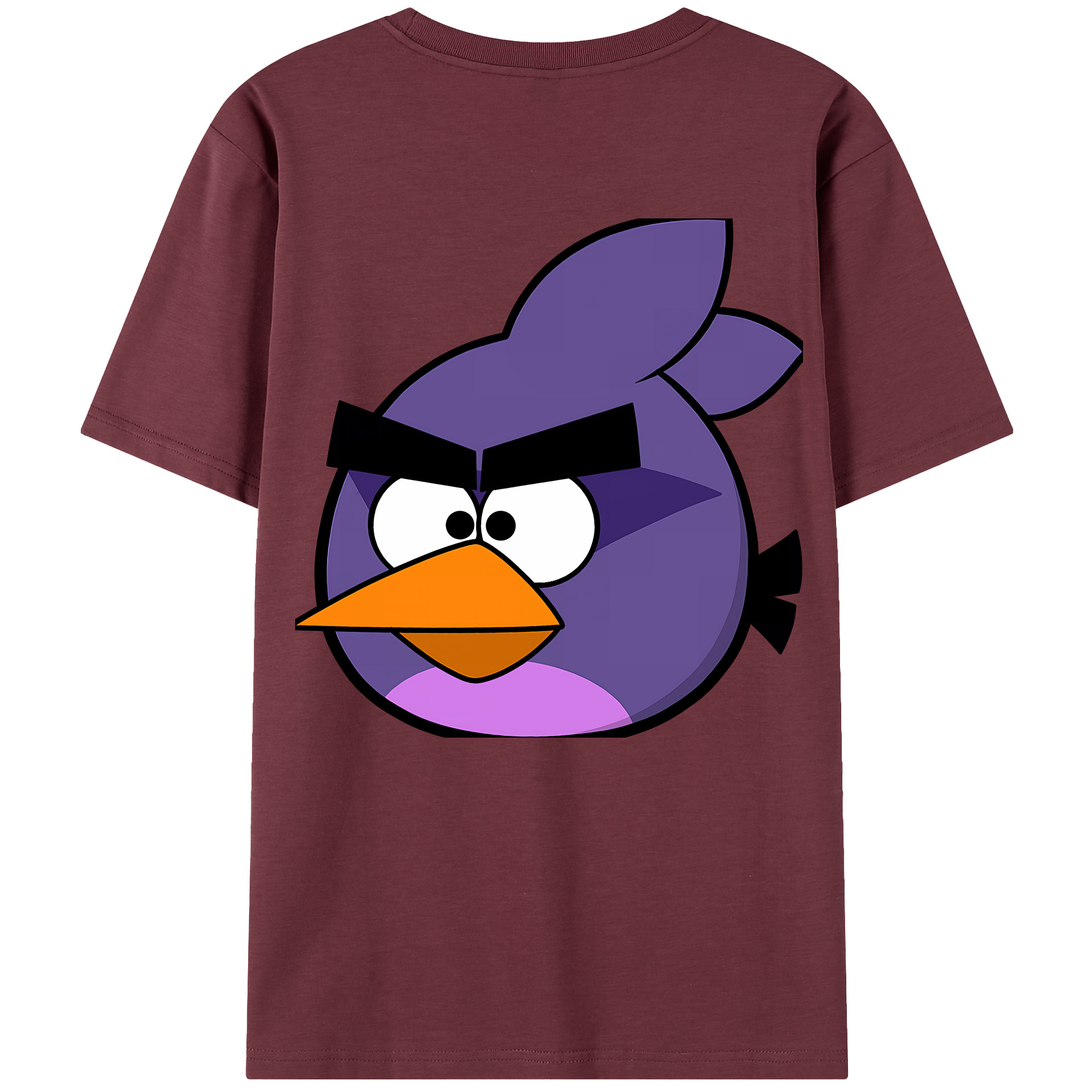 （画像用） Angry Birds アングリーバード 綿100％半袖Tシャツ（背面プリント）